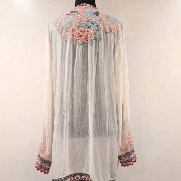 Johnny Was Embroidered Shirt - Picture 4 of 5